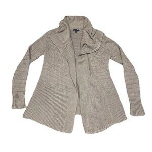 Gap Open Knit Cardigan Sweater Womens Small S Shawl Collar Chunky Boho Grandma